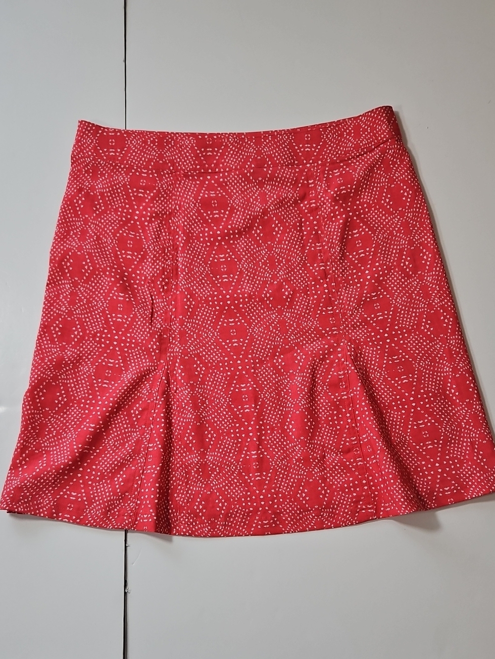 Ripskirt Hawaii M Adjustable Beach Skirt Inside Pocket Orange Print Coverup Swim